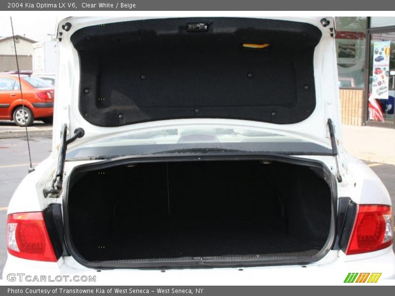 Clear White / Beige 2004 Kia Optima LX V6