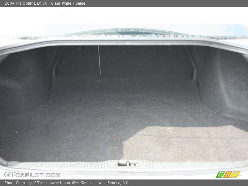 Clear White / Beige 2004 Kia Optima LX V6