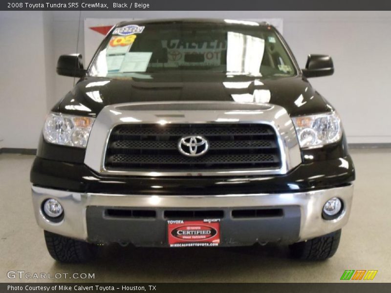 Black / Beige 2008 Toyota Tundra SR5 CrewMax