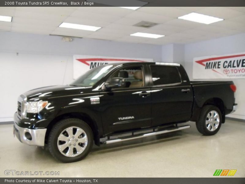 Black / Beige 2008 Toyota Tundra SR5 CrewMax