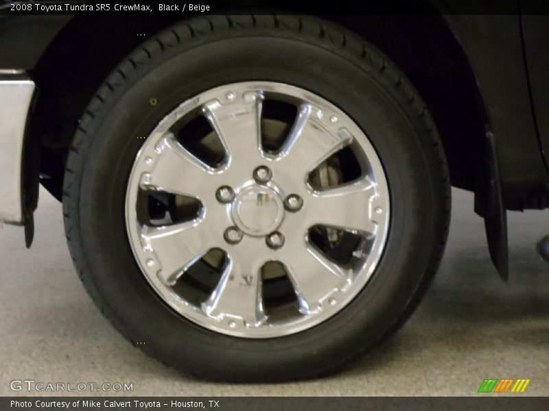 Black / Beige 2008 Toyota Tundra SR5 CrewMax