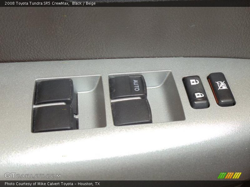 Black / Beige 2008 Toyota Tundra SR5 CrewMax