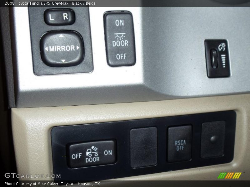 Black / Beige 2008 Toyota Tundra SR5 CrewMax