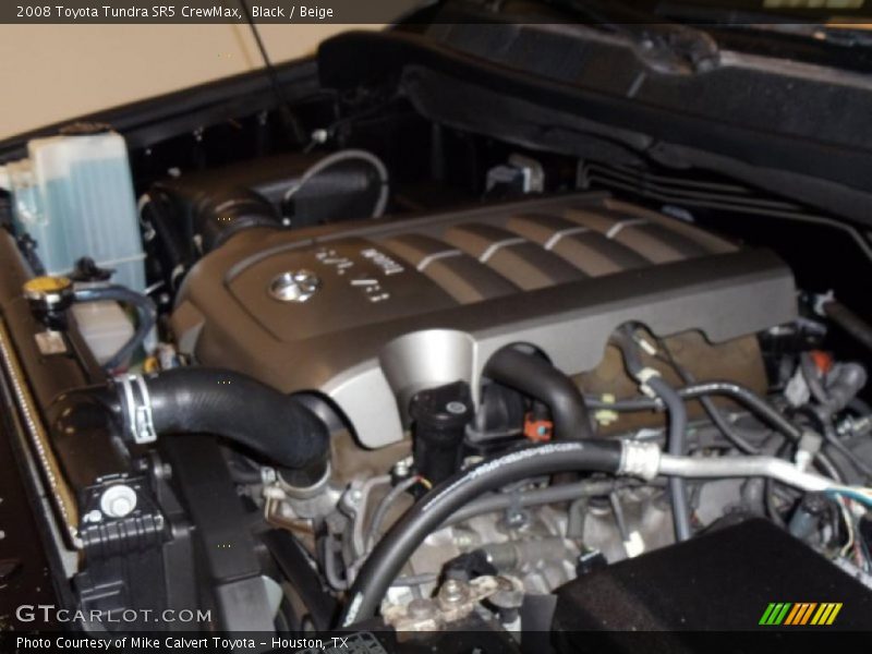 Black / Beige 2008 Toyota Tundra SR5 CrewMax