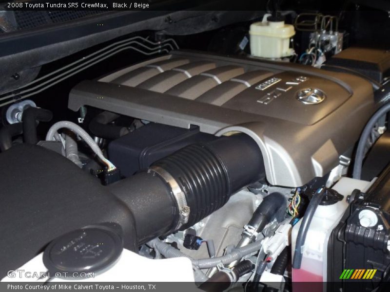 Black / Beige 2008 Toyota Tundra SR5 CrewMax