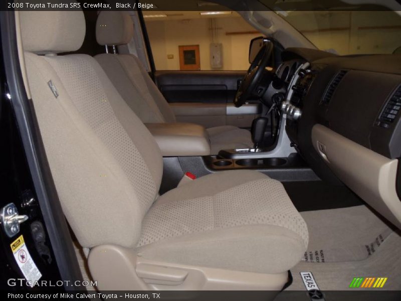 Black / Beige 2008 Toyota Tundra SR5 CrewMax