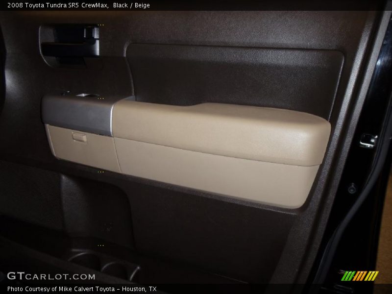 Black / Beige 2008 Toyota Tundra SR5 CrewMax