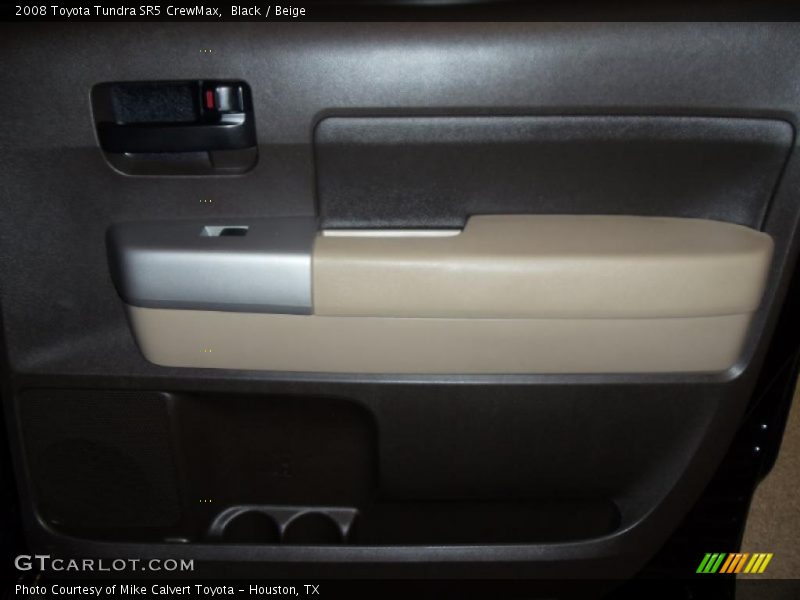 Black / Beige 2008 Toyota Tundra SR5 CrewMax