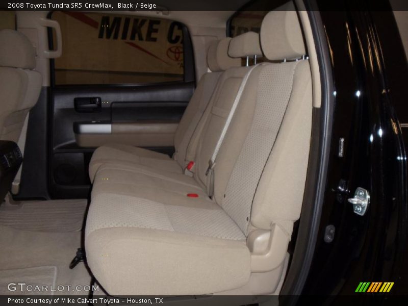 Black / Beige 2008 Toyota Tundra SR5 CrewMax
