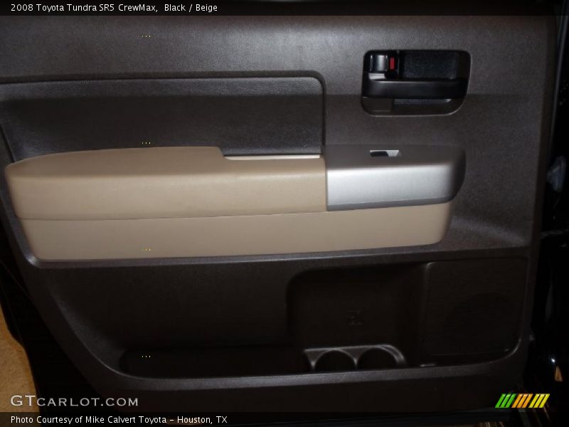 Black / Beige 2008 Toyota Tundra SR5 CrewMax