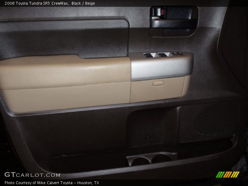 Black / Beige 2008 Toyota Tundra SR5 CrewMax