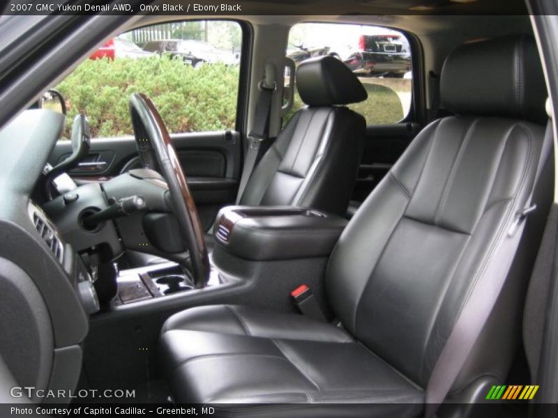 Onyx Black / Ebony Black 2007 GMC Yukon Denali AWD