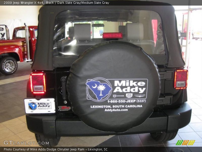 Black / Dark Slate Gray/Medium Slate Gray 2009 Jeep Wrangler X 4x4