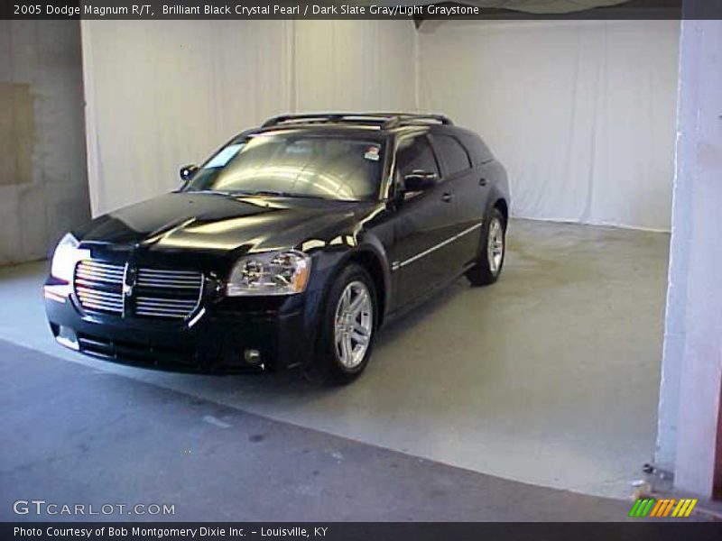 Brilliant Black Crystal Pearl / Dark Slate Gray/Light Graystone 2005 Dodge Magnum R/T