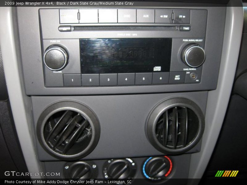Black / Dark Slate Gray/Medium Slate Gray 2009 Jeep Wrangler X 4x4