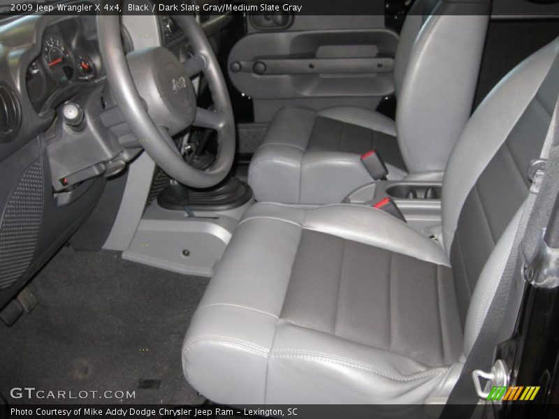 Black / Dark Slate Gray/Medium Slate Gray 2009 Jeep Wrangler X 4x4