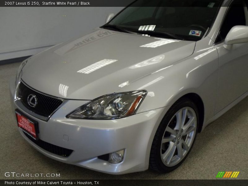 Starfire White Pearl / Black 2007 Lexus IS 250