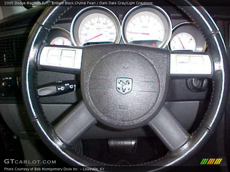 Brilliant Black Crystal Pearl / Dark Slate Gray/Light Graystone 2005 Dodge Magnum R/T