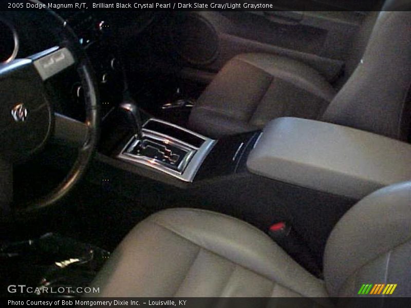 Brilliant Black Crystal Pearl / Dark Slate Gray/Light Graystone 2005 Dodge Magnum R/T