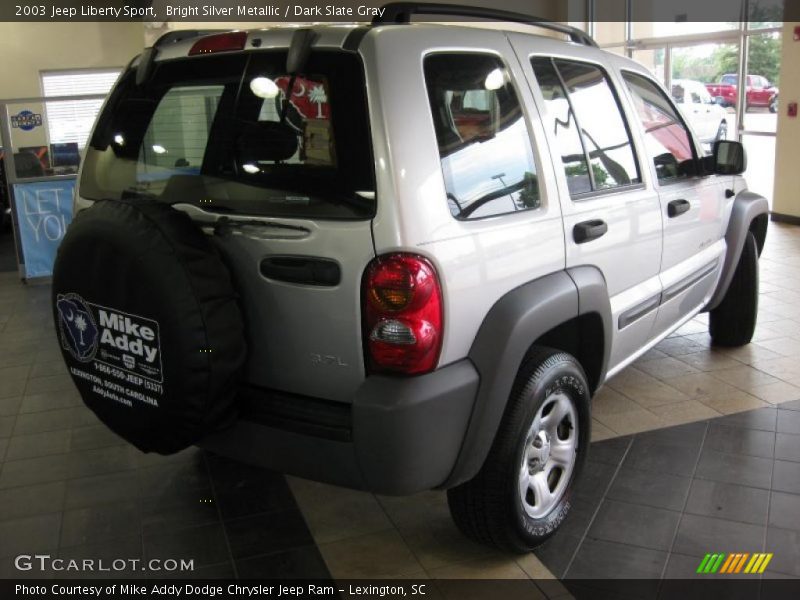 Bright Silver Metallic / Dark Slate Gray 2003 Jeep Liberty Sport