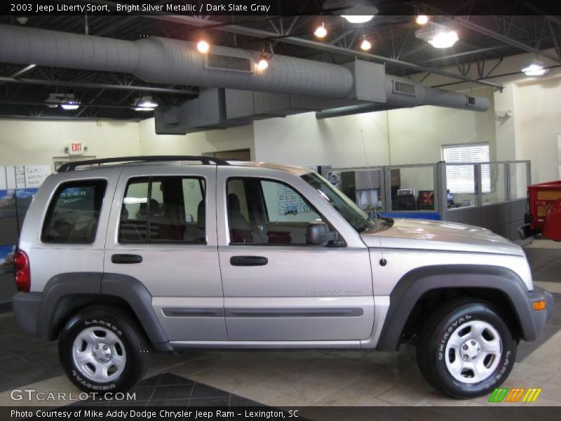 Bright Silver Metallic / Dark Slate Gray 2003 Jeep Liberty Sport