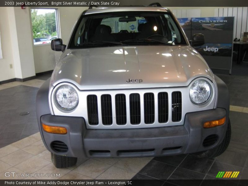 Bright Silver Metallic / Dark Slate Gray 2003 Jeep Liberty Sport