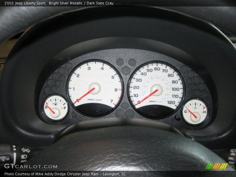 Bright Silver Metallic / Dark Slate Gray 2003 Jeep Liberty Sport