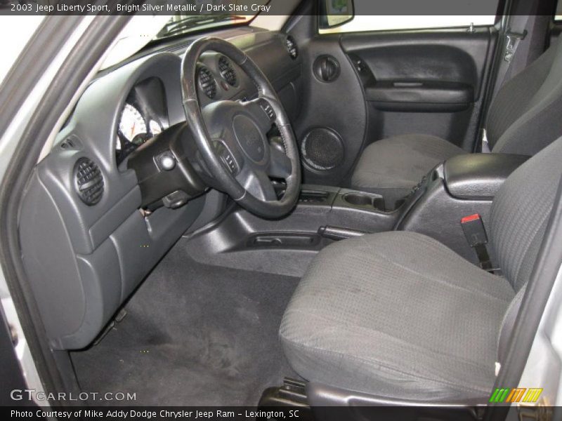 Bright Silver Metallic / Dark Slate Gray 2003 Jeep Liberty Sport