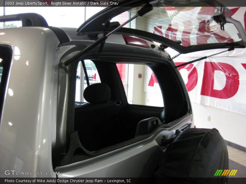 Bright Silver Metallic / Dark Slate Gray 2003 Jeep Liberty Sport