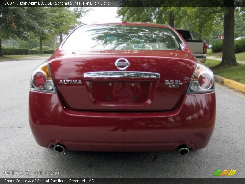 Sonoma Sunset Metallic / Blond 2007 Nissan Altima 3.5 SL