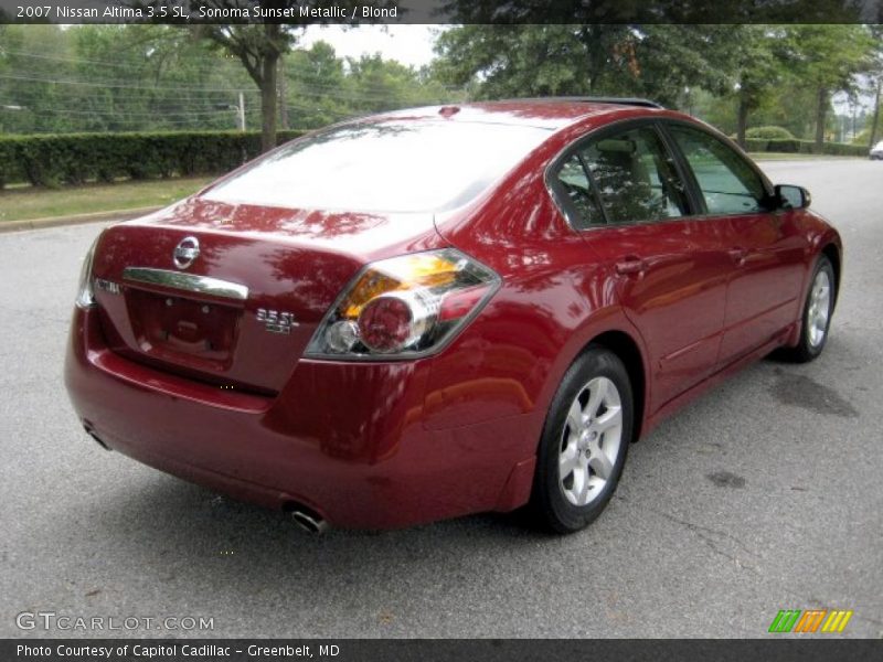 Sonoma Sunset Metallic / Blond 2007 Nissan Altima 3.5 SL