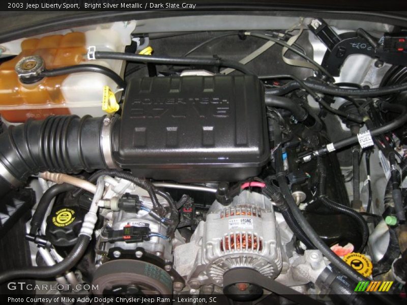 Bright Silver Metallic / Dark Slate Gray 2003 Jeep Liberty Sport