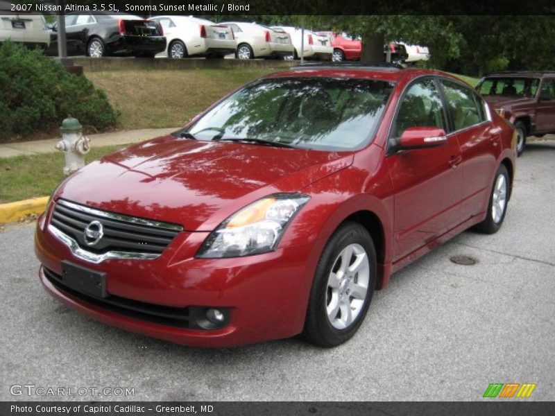 Sonoma Sunset Metallic / Blond 2007 Nissan Altima 3.5 SL