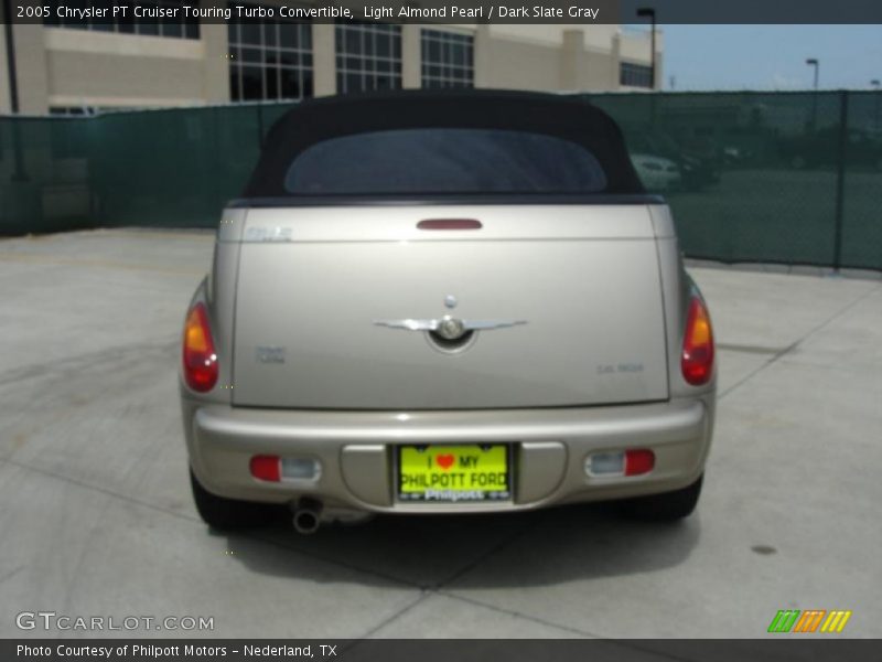 Light Almond Pearl / Dark Slate Gray 2005 Chrysler PT Cruiser Touring Turbo Convertible