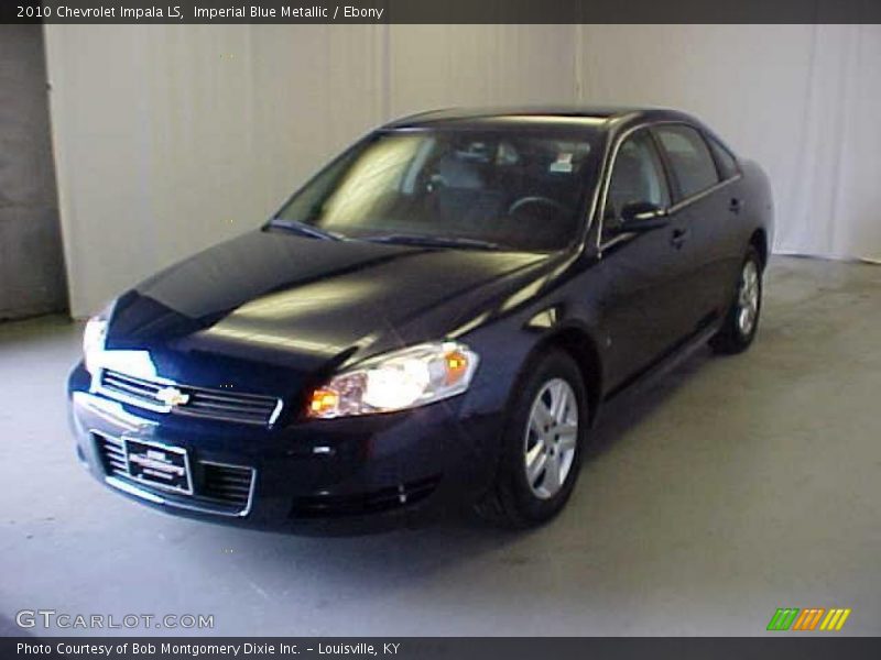 Imperial Blue Metallic / Ebony 2010 Chevrolet Impala LS