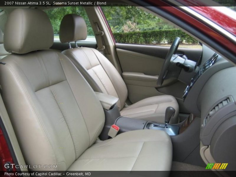 Sonoma Sunset Metallic / Blond 2007 Nissan Altima 3.5 SL