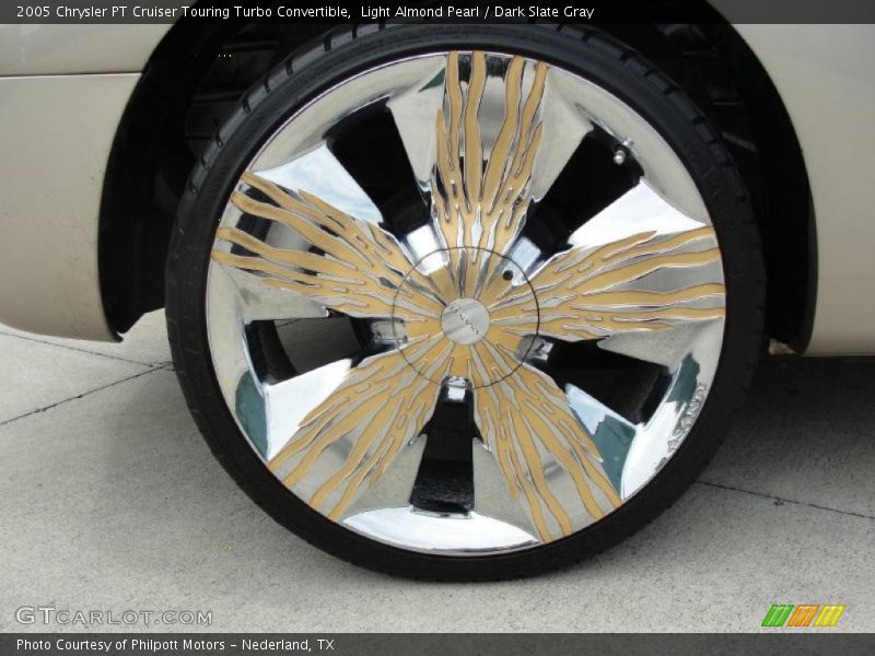 Light Almond Pearl / Dark Slate Gray 2005 Chrysler PT Cruiser Touring Turbo Convertible
