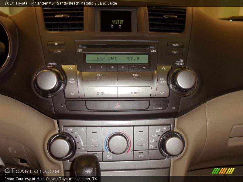 Sandy Beach Metallic / Sand Beige 2010 Toyota Highlander V6
