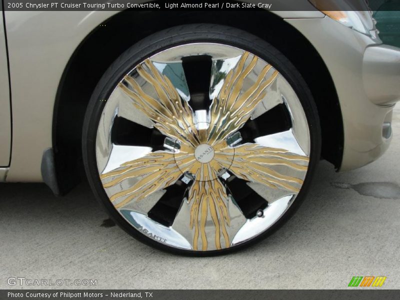 Light Almond Pearl / Dark Slate Gray 2005 Chrysler PT Cruiser Touring Turbo Convertible