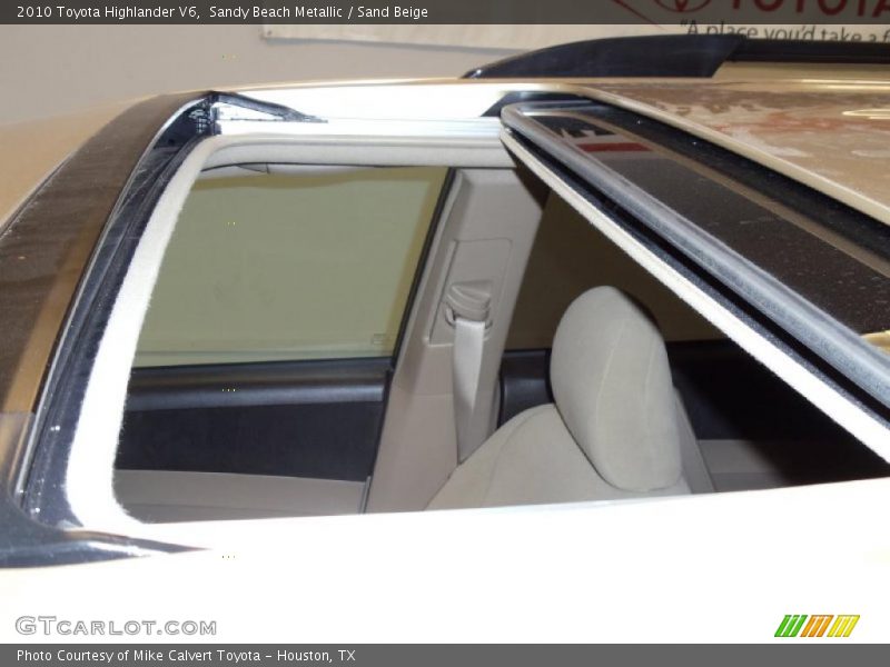 Sandy Beach Metallic / Sand Beige 2010 Toyota Highlander V6