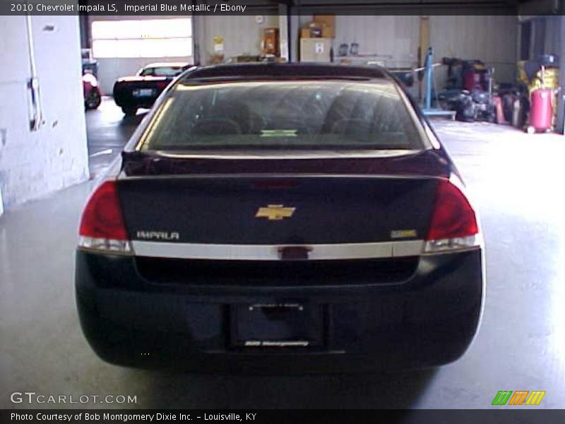Imperial Blue Metallic / Ebony 2010 Chevrolet Impala LS