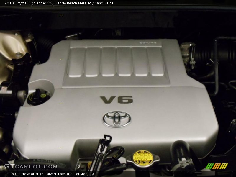 Sandy Beach Metallic / Sand Beige 2010 Toyota Highlander V6