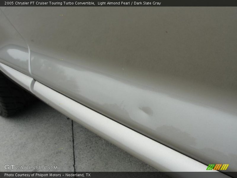 Light Almond Pearl / Dark Slate Gray 2005 Chrysler PT Cruiser Touring Turbo Convertible