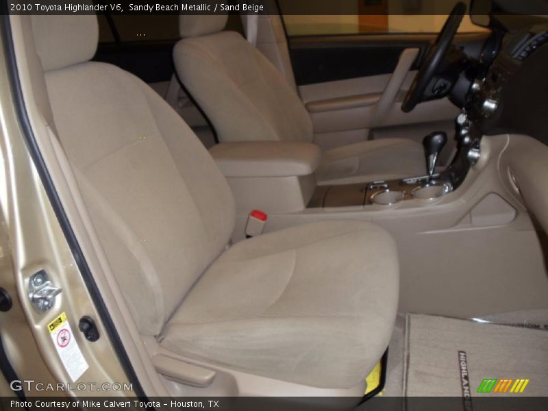 Sandy Beach Metallic / Sand Beige 2010 Toyota Highlander V6