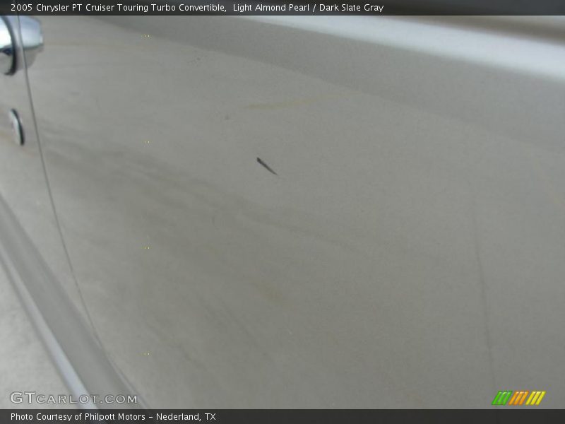 Light Almond Pearl / Dark Slate Gray 2005 Chrysler PT Cruiser Touring Turbo Convertible