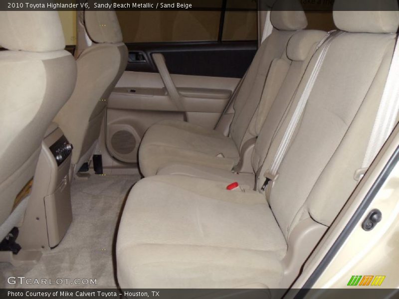 Sandy Beach Metallic / Sand Beige 2010 Toyota Highlander V6