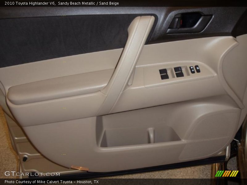 Sandy Beach Metallic / Sand Beige 2010 Toyota Highlander V6