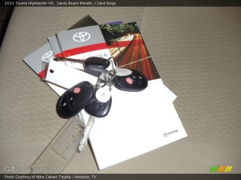 Sandy Beach Metallic / Sand Beige 2010 Toyota Highlander V6