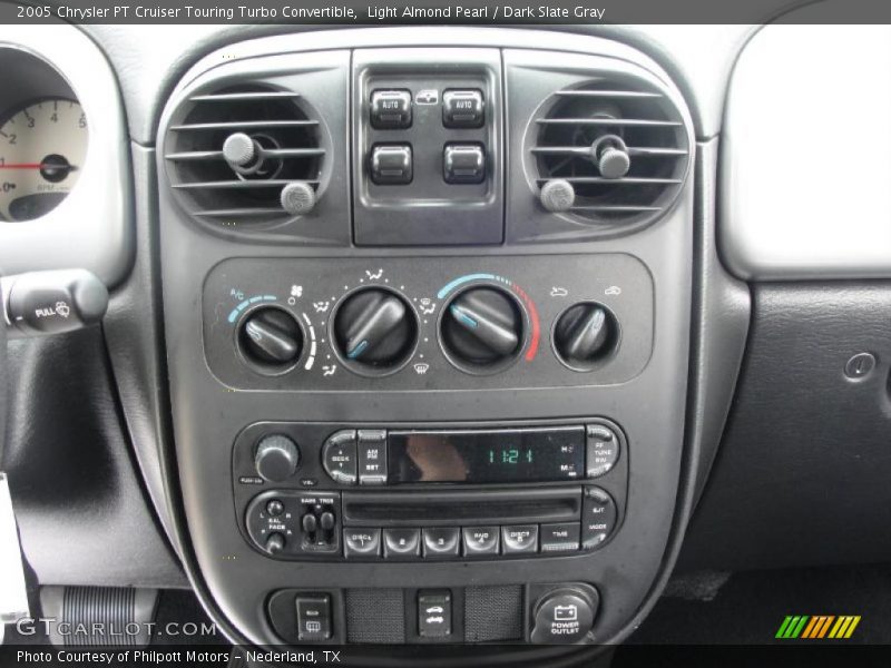 Light Almond Pearl / Dark Slate Gray 2005 Chrysler PT Cruiser Touring Turbo Convertible