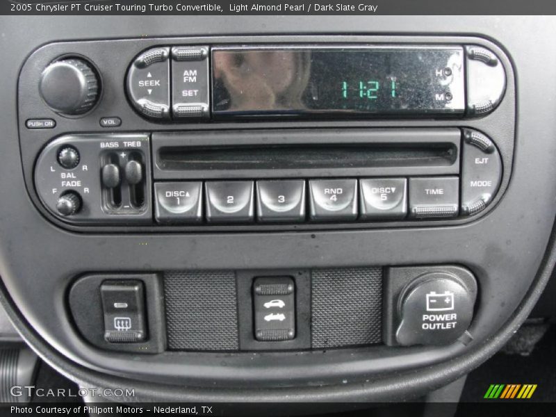 Light Almond Pearl / Dark Slate Gray 2005 Chrysler PT Cruiser Touring Turbo Convertible